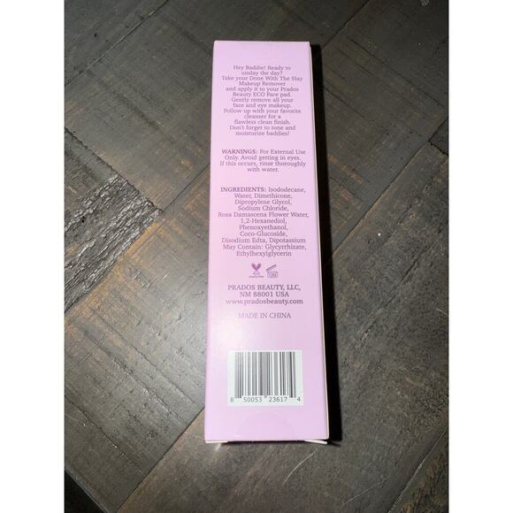 Prados Done With The Slay Makeup Remover NEW FULL Size - Picture 3 of 4